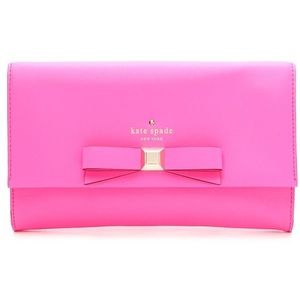 Kate Spade Holly Street Clutch in Bright Pink
